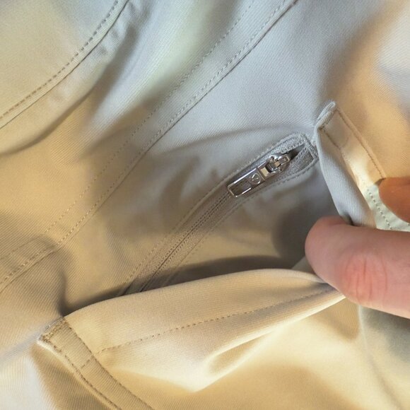 LULULEMON ABC Pant Classic Fit *Warpstreme Silverstone Greige Pants Size 32 - Picture 4 of 8